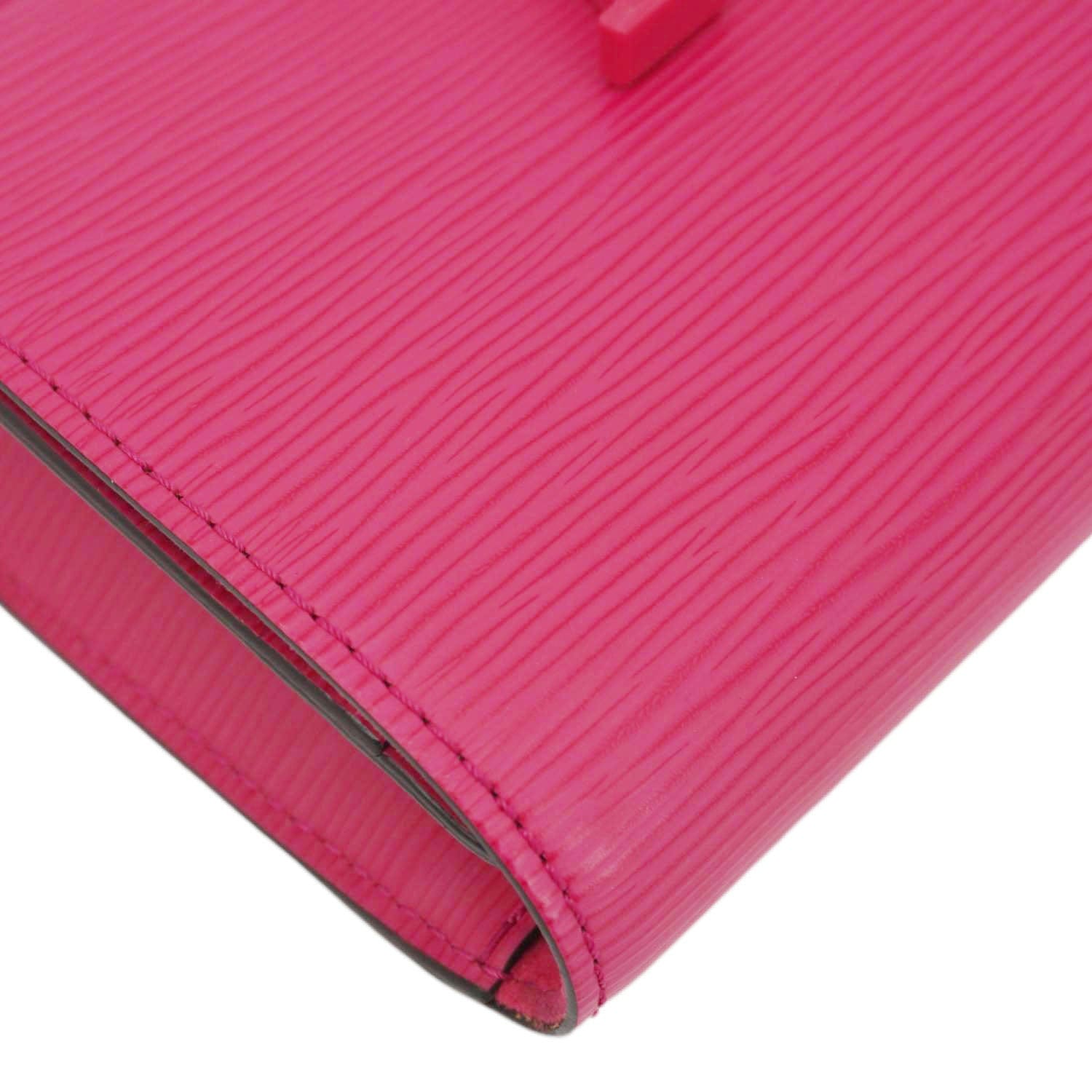 LOUIS VUITTON Louise PM Epi Leather Crossbody Bag Pink