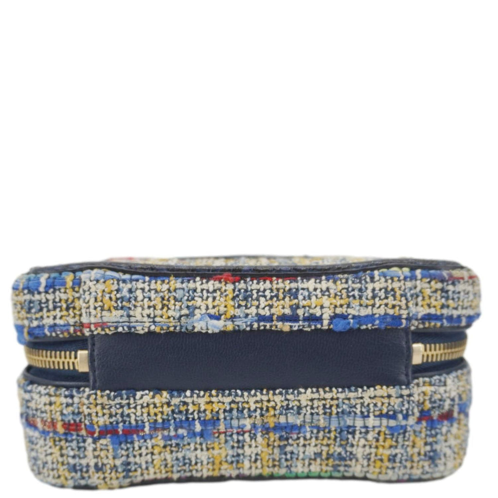 Chanel Filigree CC Small Tweed Vanity Case Multicolor