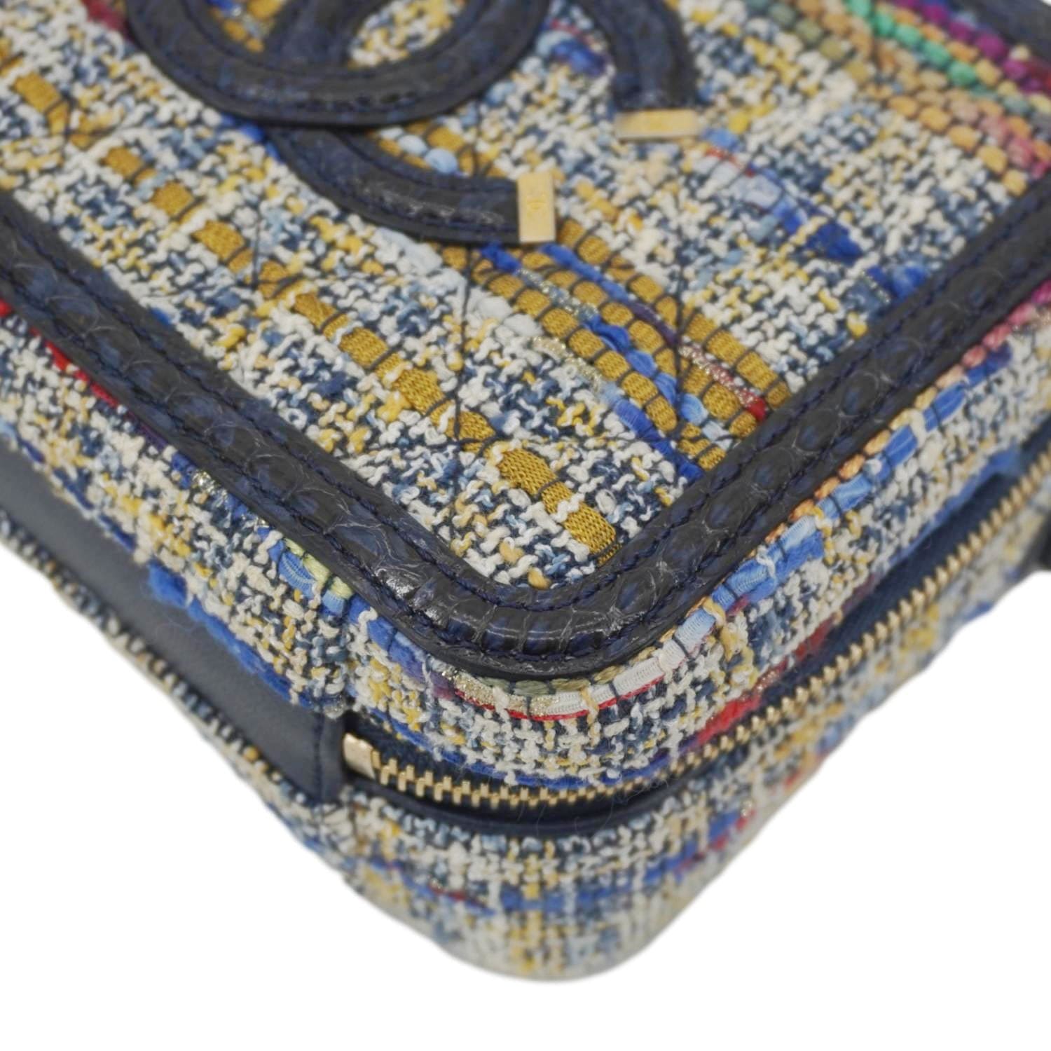 Chanel Filigree CC Small Tweed Vanity Case Multicolor
