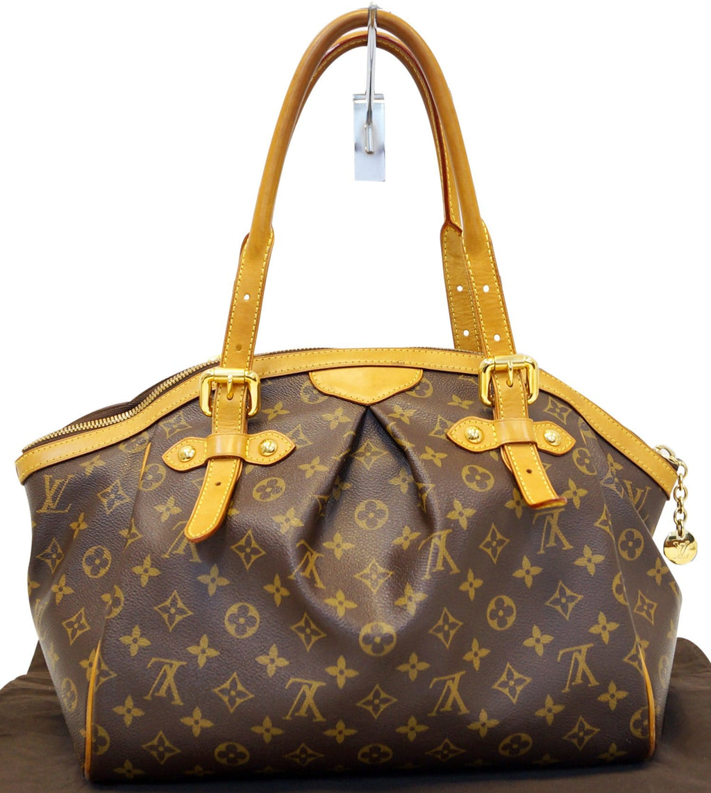 LOUIS VUITTON Tivoli GM Monogram Canvas Shoulder Bag Brown