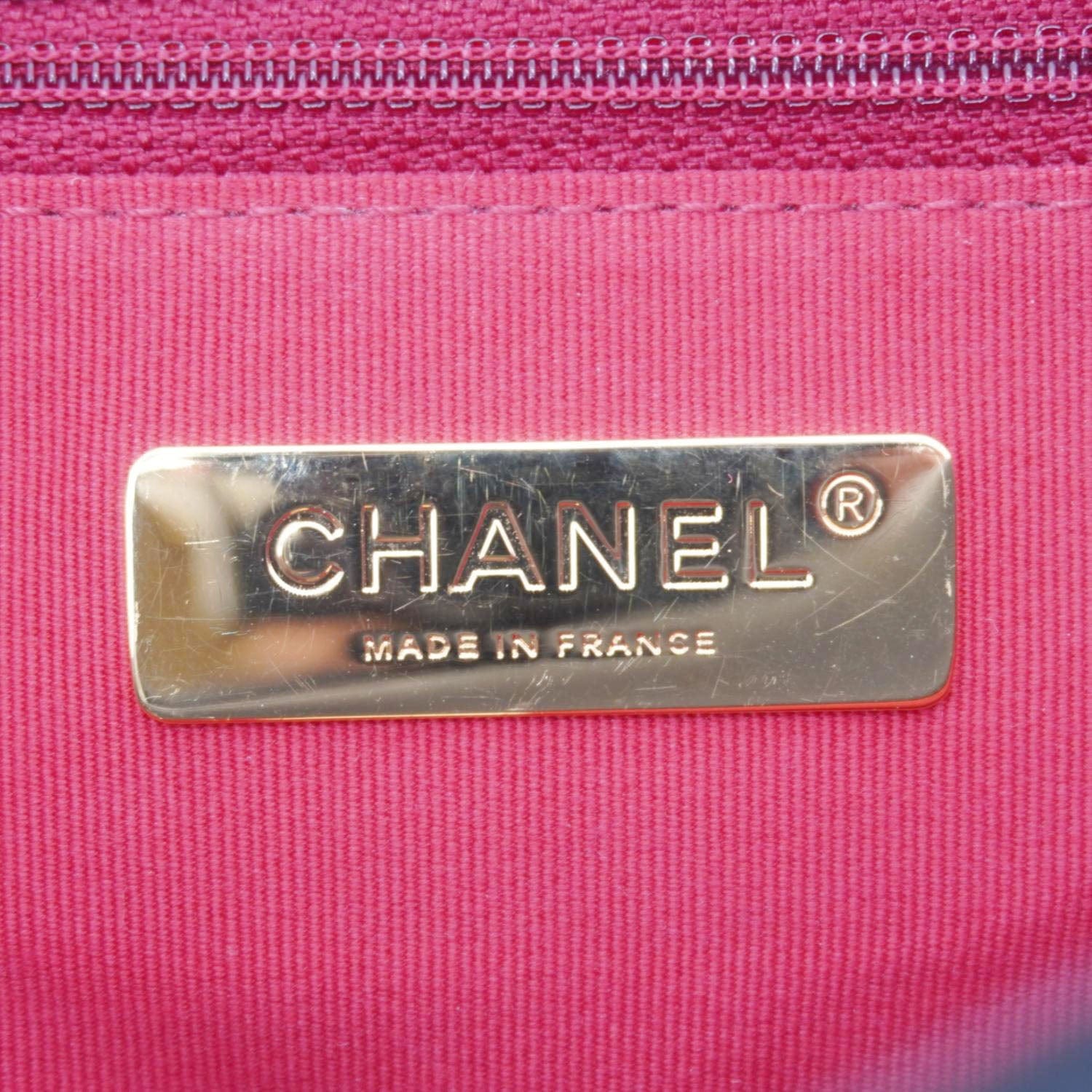 Chanel 19 Flap Large Lambskin Leather Shoulder Bag Black