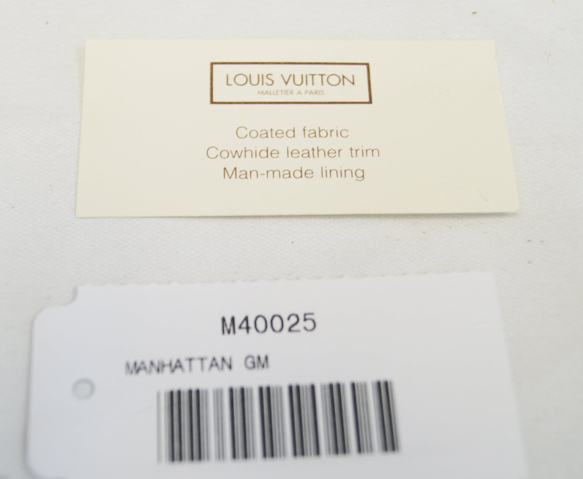 LOUIS VUITTON Manhattan GM Monogram Canvas Brown Satchel Bag