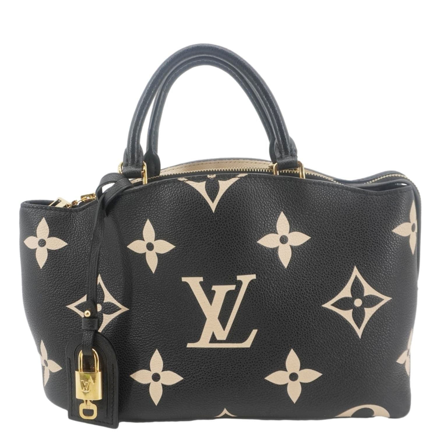 LOUIS VUITTON Grand Palais Monogram Empreinte Leather Shoulder Bag Bicolor