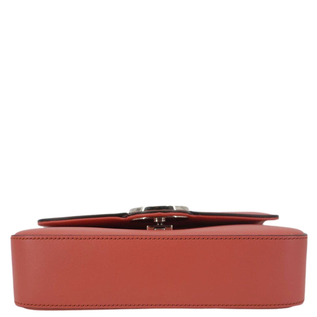 GUCCI Petite Gucci Mini Leather Chain Shoulder Bag Pink 739722