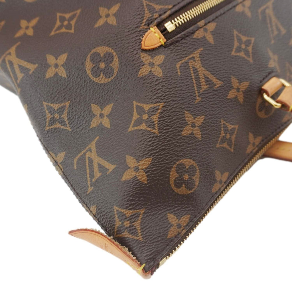 LOUIS VUITTON Iena PM Monogram Canvas Shoulder Bag Brown