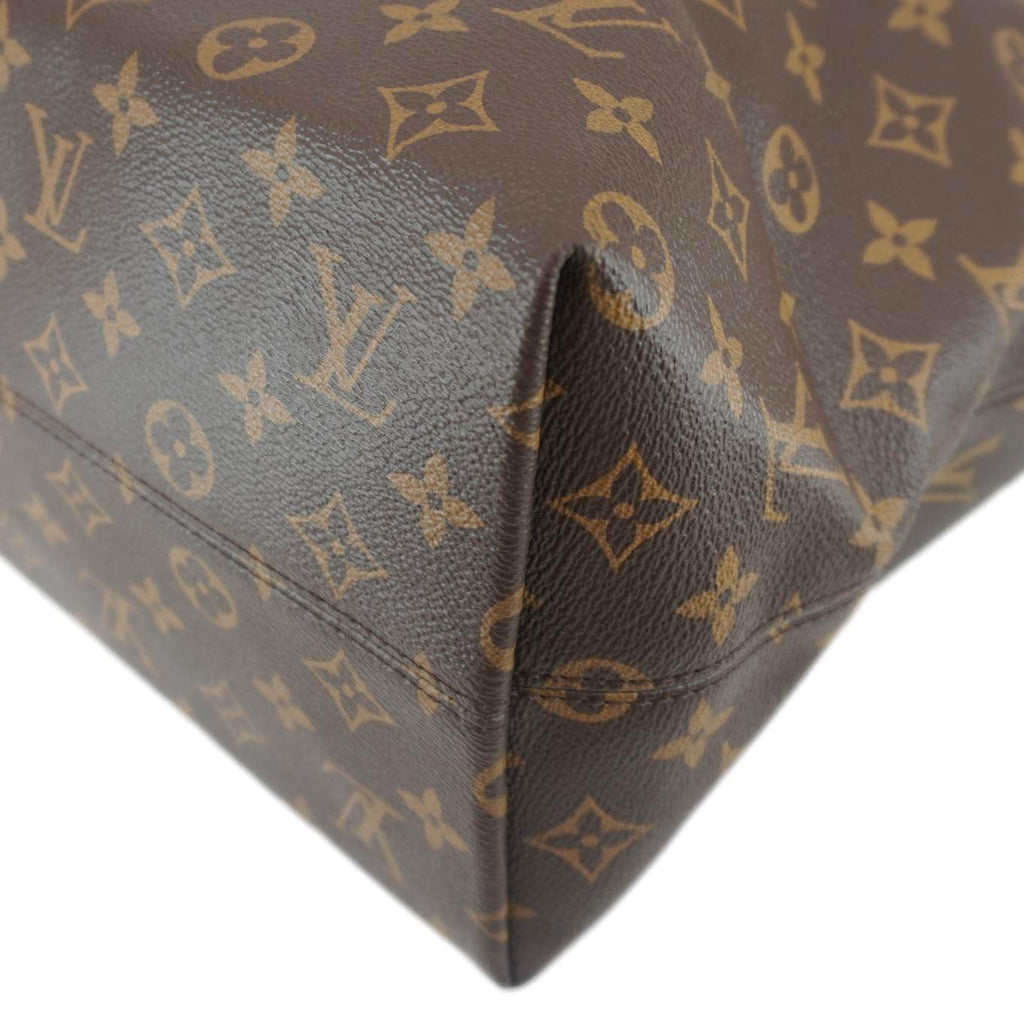 LOUIS VUITTON Iena PM Monogram Canvas Shoulder Bag Brown