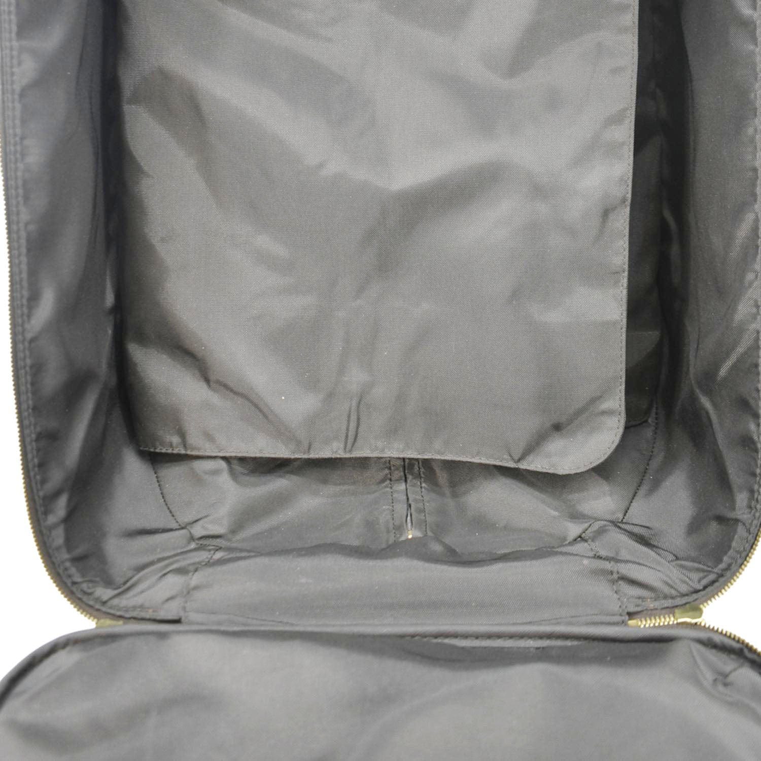 LOUIS VUITTON Pegase 45 Damier Ebene Rolling Travel Bag Brown