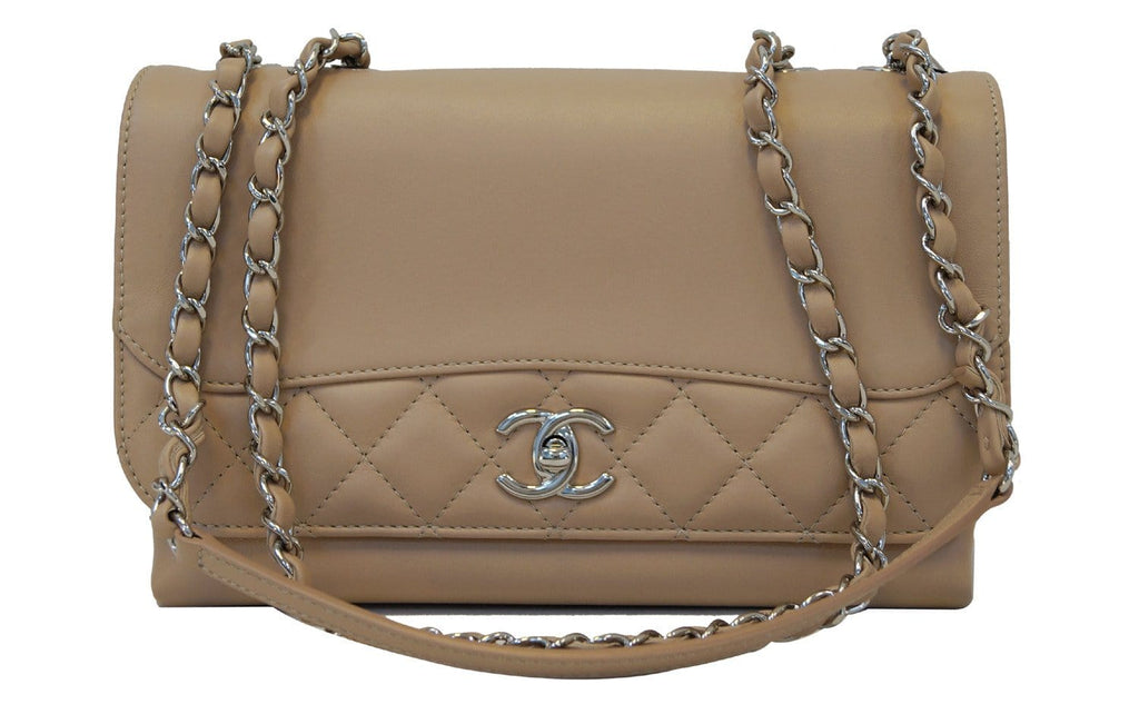 Chanel Rare CHANEL Classic Quilted Leather Double Chain CC Shoulder Bag