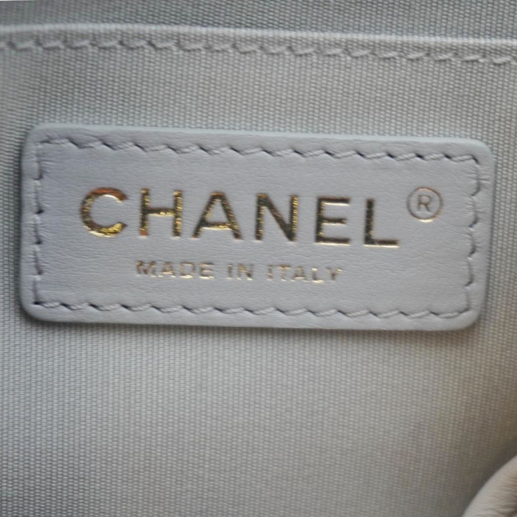 Chanel Urban Spirit Quilted Leather Backpack Bag Smokey Grey