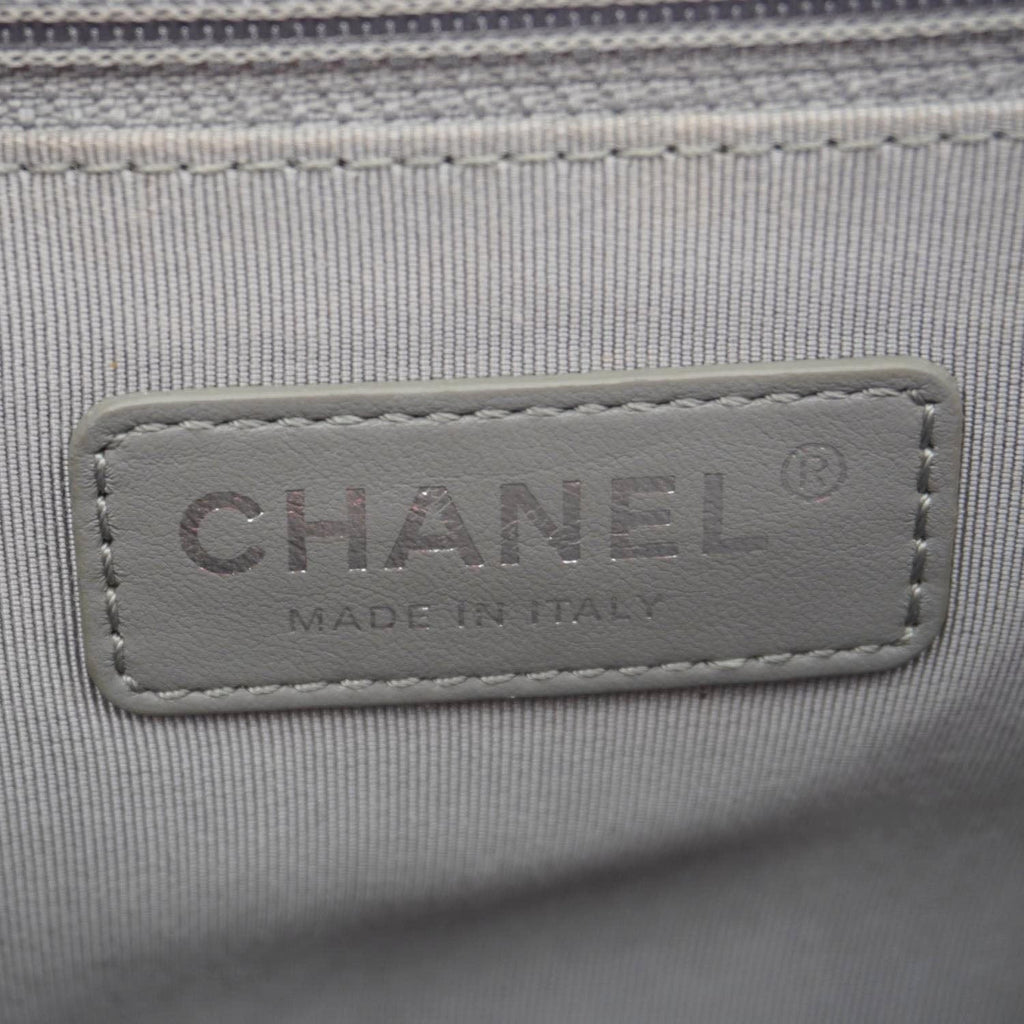 Chanel Boy Flap Old Medium Chevron Leather Crossbody Pink