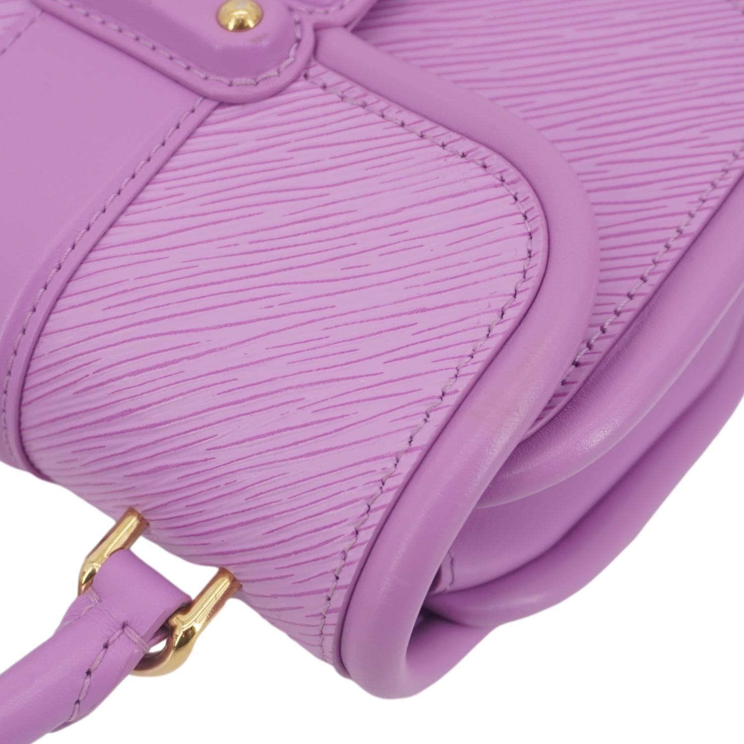 LOUIS VUITTON Hide and Seek Epi Leather Crossbody Bag Lilas Provence