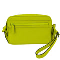 GUCCI Gucci Small Rubber Effect Leather Crossbody Bag Neon Yellow 771293