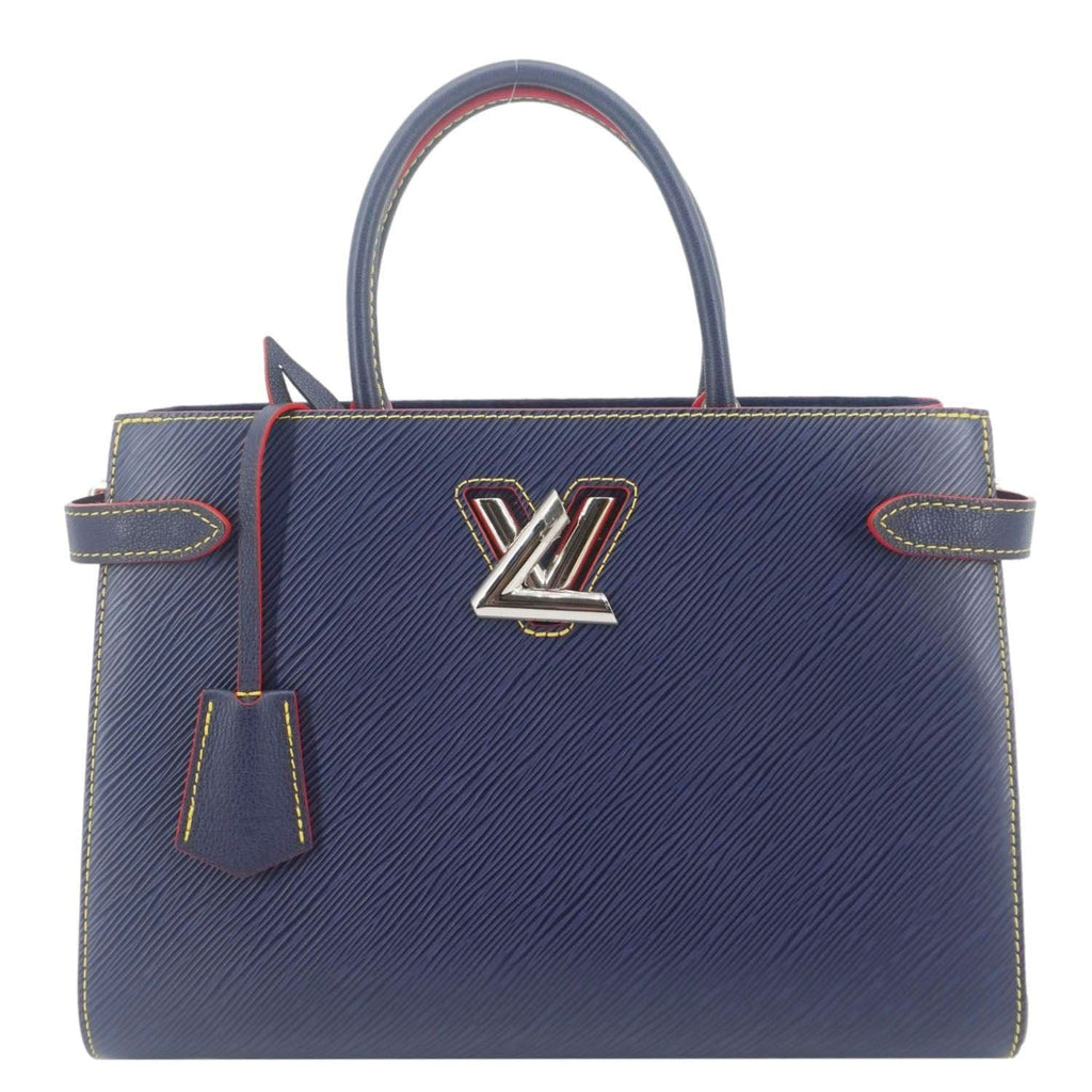 LOUIS VUITTON Twist Epi Leather 2Way Tote Bag Indigo