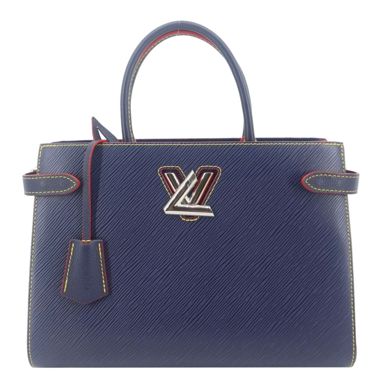 LOUIS VUITTON Twist Epi Leather 2Way Tote Bag Indigo