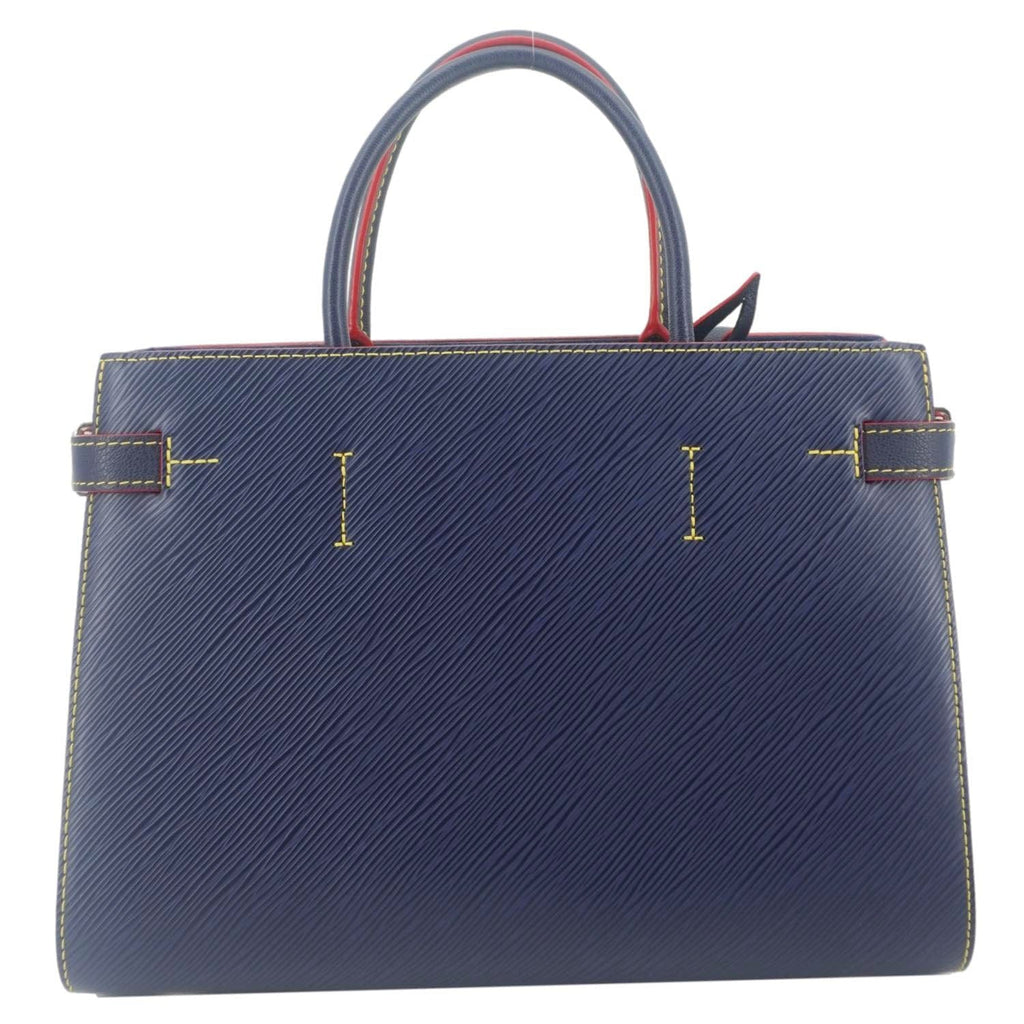LOUIS VUITTON Twist Epi Leather 2Way Tote Bag Indigo