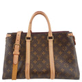 LOUIS VUITTON Soufflot MM Monogram Canvas Shoulder Bag Brown
