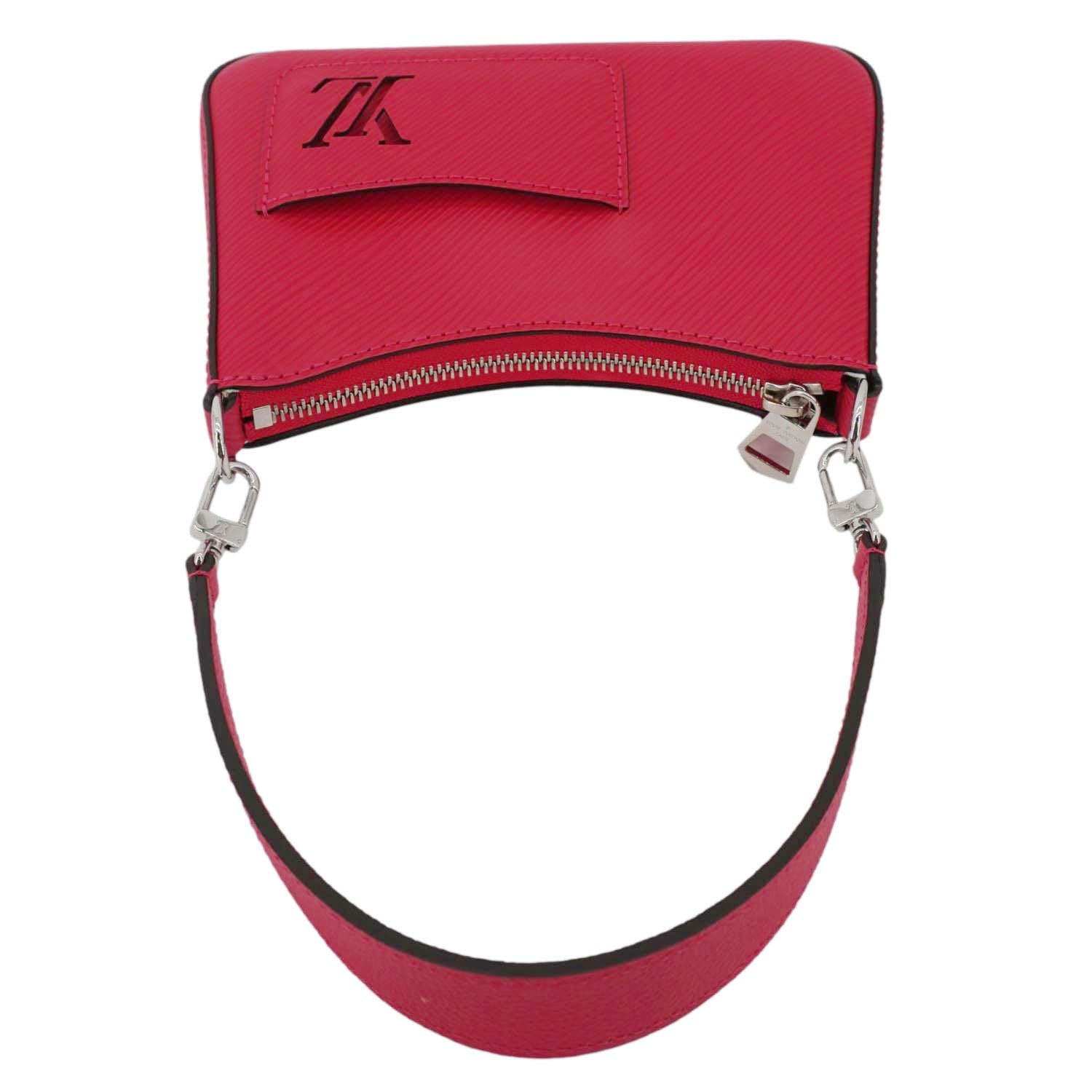 LOUIS VUITTON Marellini Epi Leather Shoulder Bag Pink