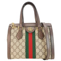 GUCCI Ophidia Gucci Supreme Canvas Tote Bag Beige 547551