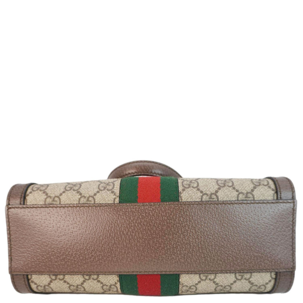 GUCCI Ophidia Gucci Supreme Canvas Tote Bag Beige 547551