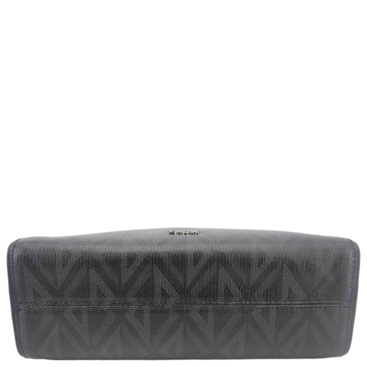 CHRISTIAN DIOR Lingot 22 CD Diamond Canvas Messenger Bag Black