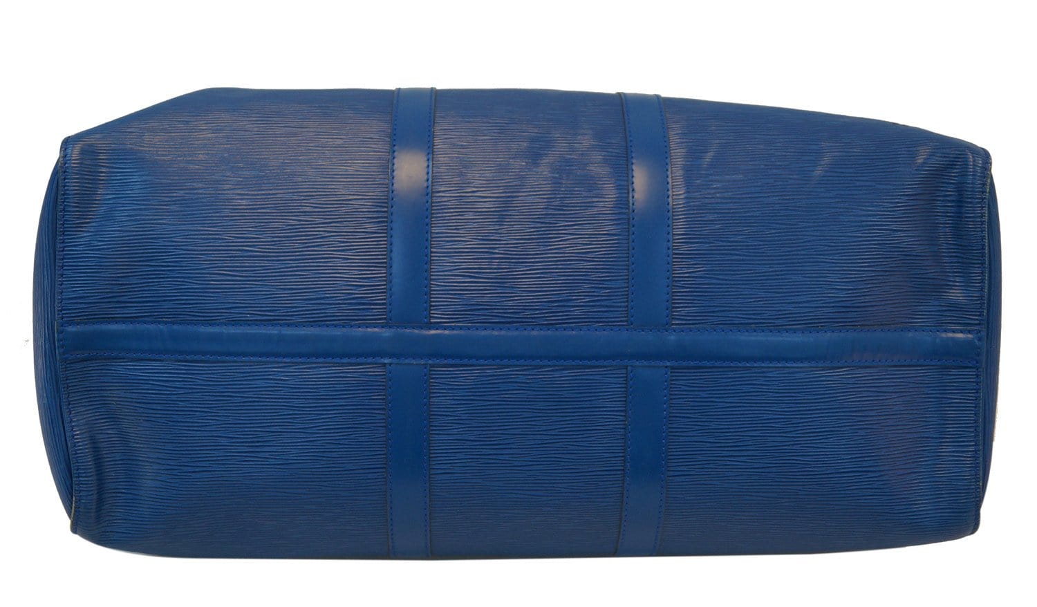 LOUIS VUITTON Epi Leather Blue Keepall 50 Travel Bag