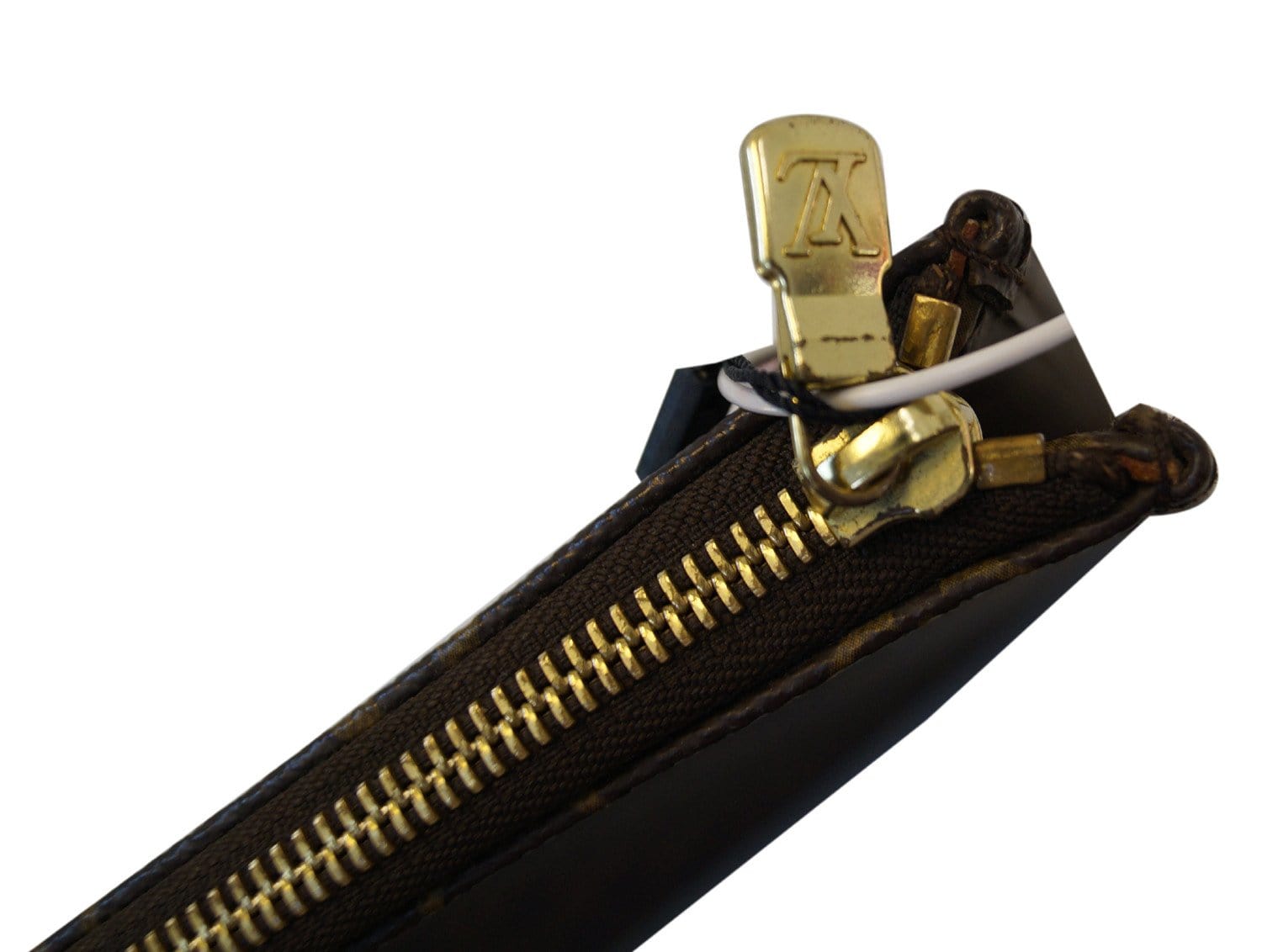 LOUIS VUITTON Monogram Brown Poche Documents Briefcase Clutch