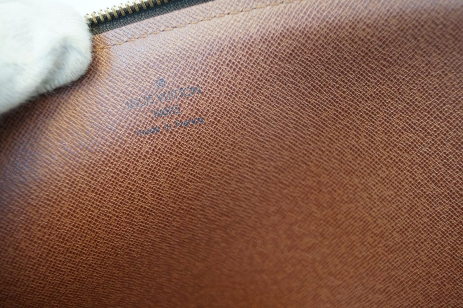 LOUIS VUITTON Monogram Brown Poche Documents Briefcase Clutch