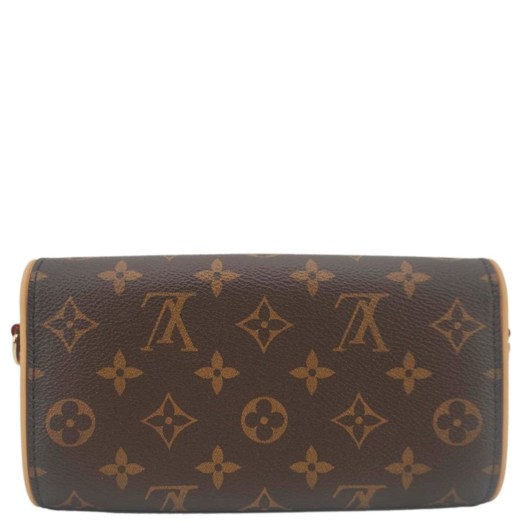 LOUIS VUITTON Camille Pochette Monogram Canvas Shoulder Bag Brown