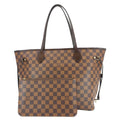 LOUIS VUITTON  Neverfull MM Damier Ebene Shoulder Bag Brown