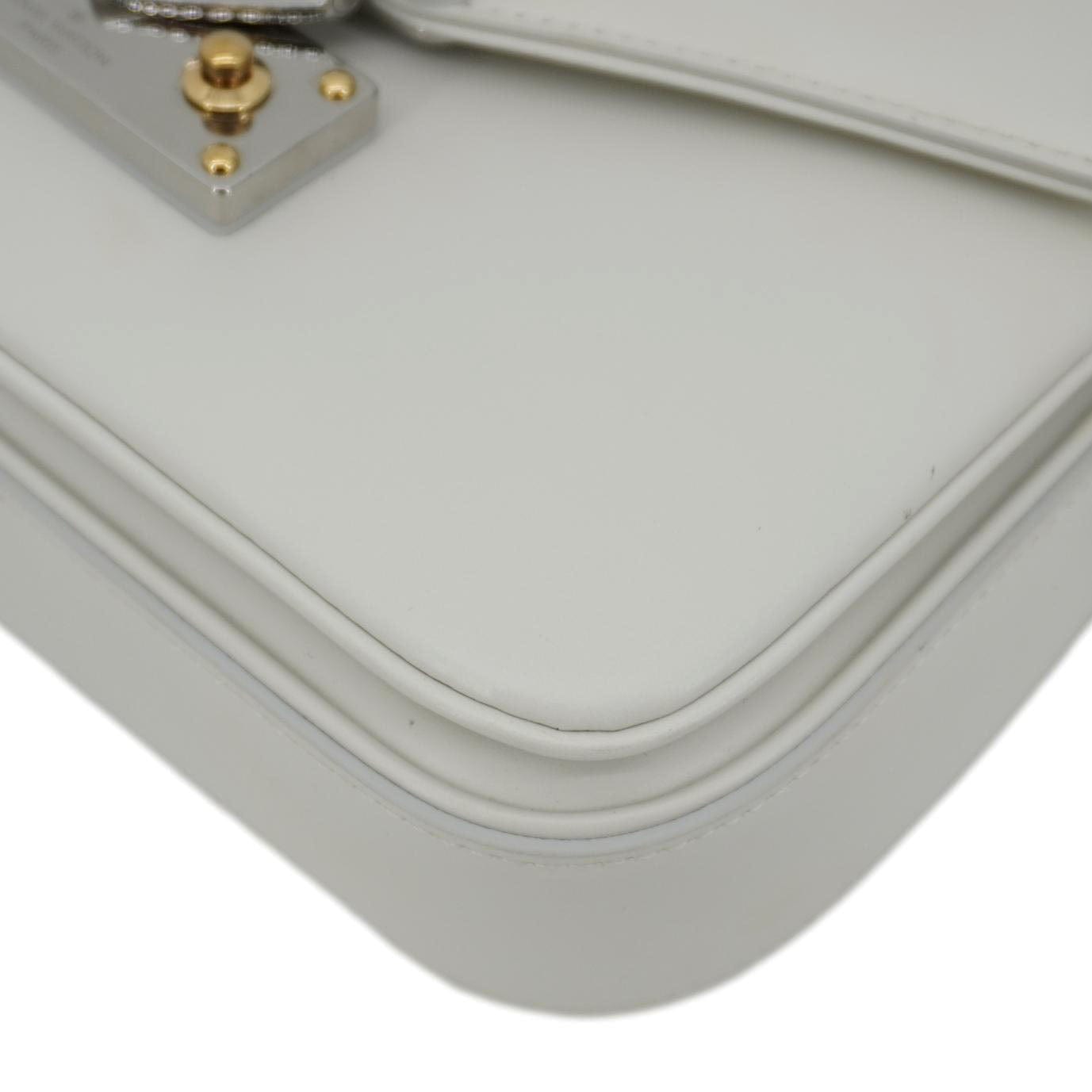 LOUIS VUITTON Swing Reverse Monogram Shoulder Bag White