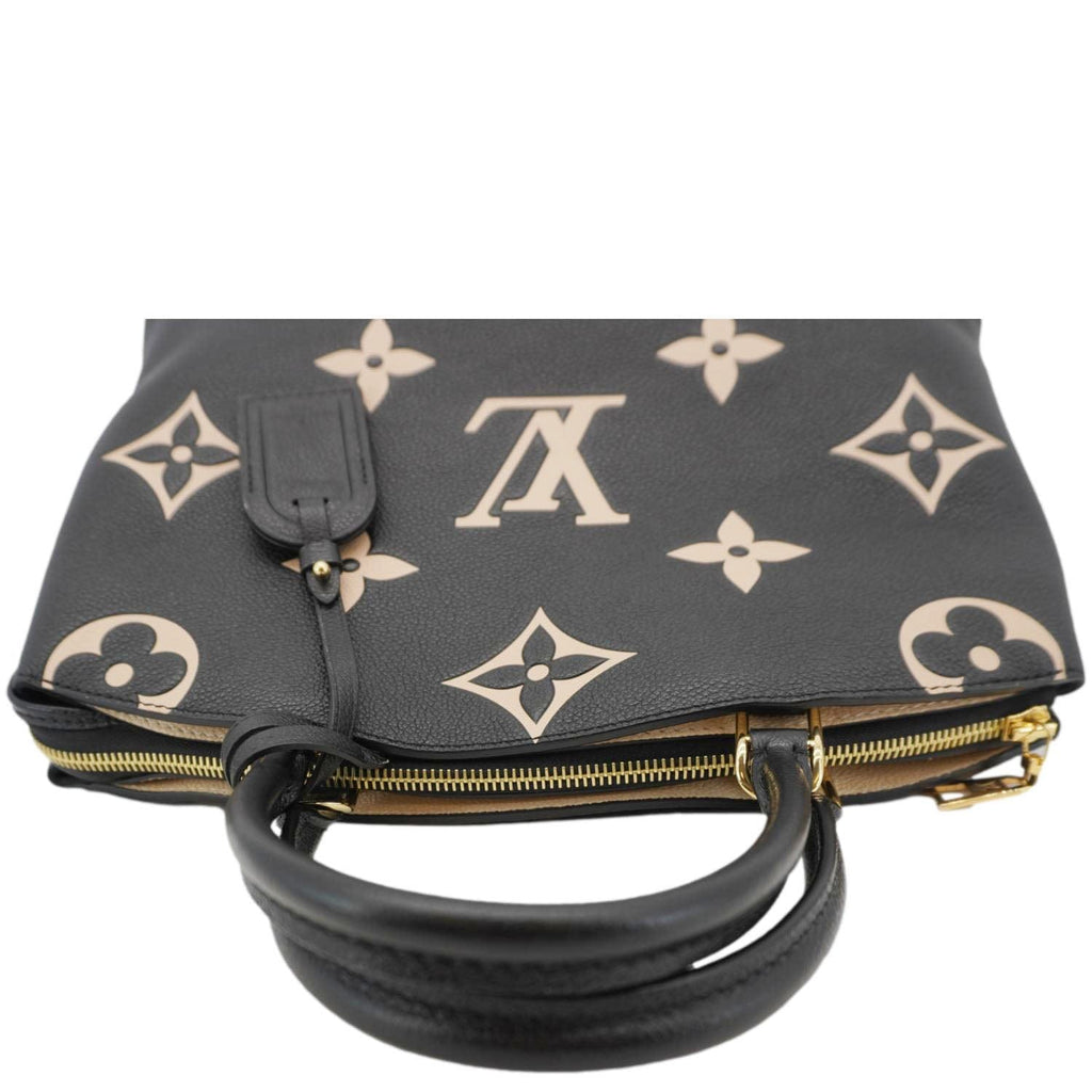 LOUIS VUITTON Grand Palais MM Monogram Empreinte Leather Shoulder Bag Bicolor