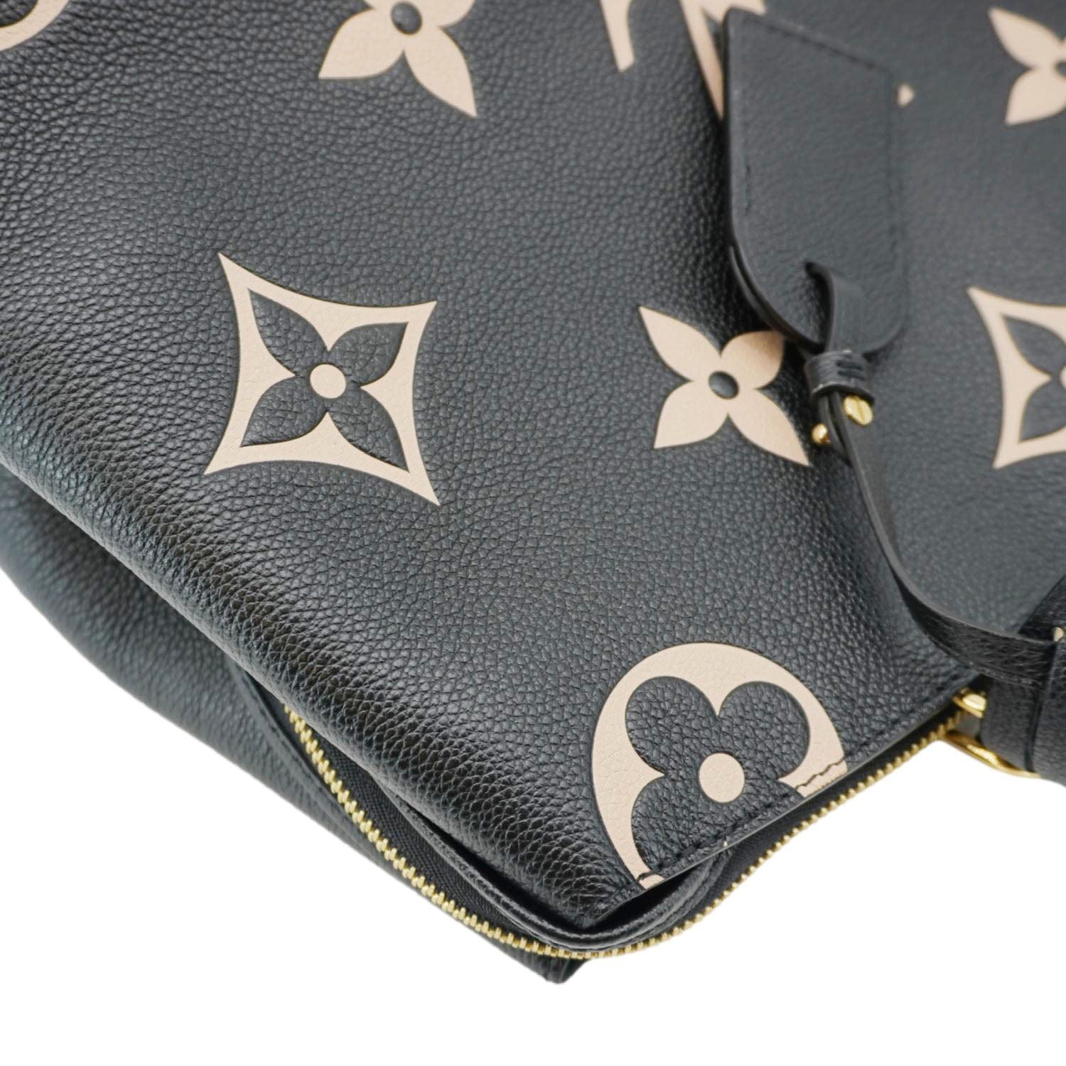 LOUIS VUITTON Grand Palais MM Monogram Empreinte Leather Shoulder Bag Bicolor
