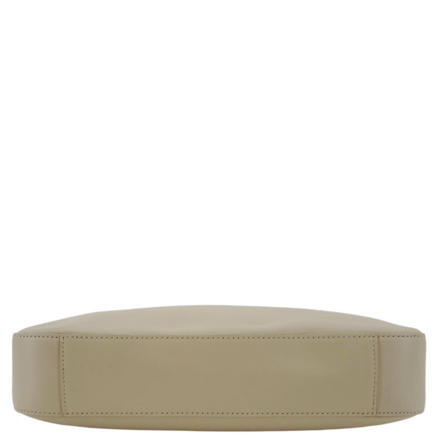 GUCCI Leather Shoulder Bag Cream 001.3812