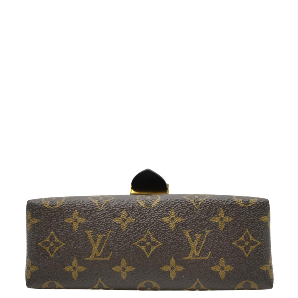 LOUIS VUITTON Locky BB Monogram Canvas Shoulder Bag Brown