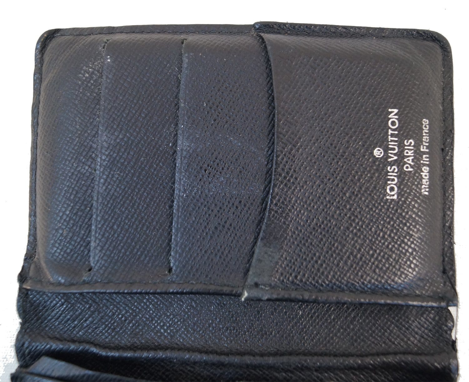 LOUIS VUITTON Damier Graphite Pocket Organizer Card Case Wallet
