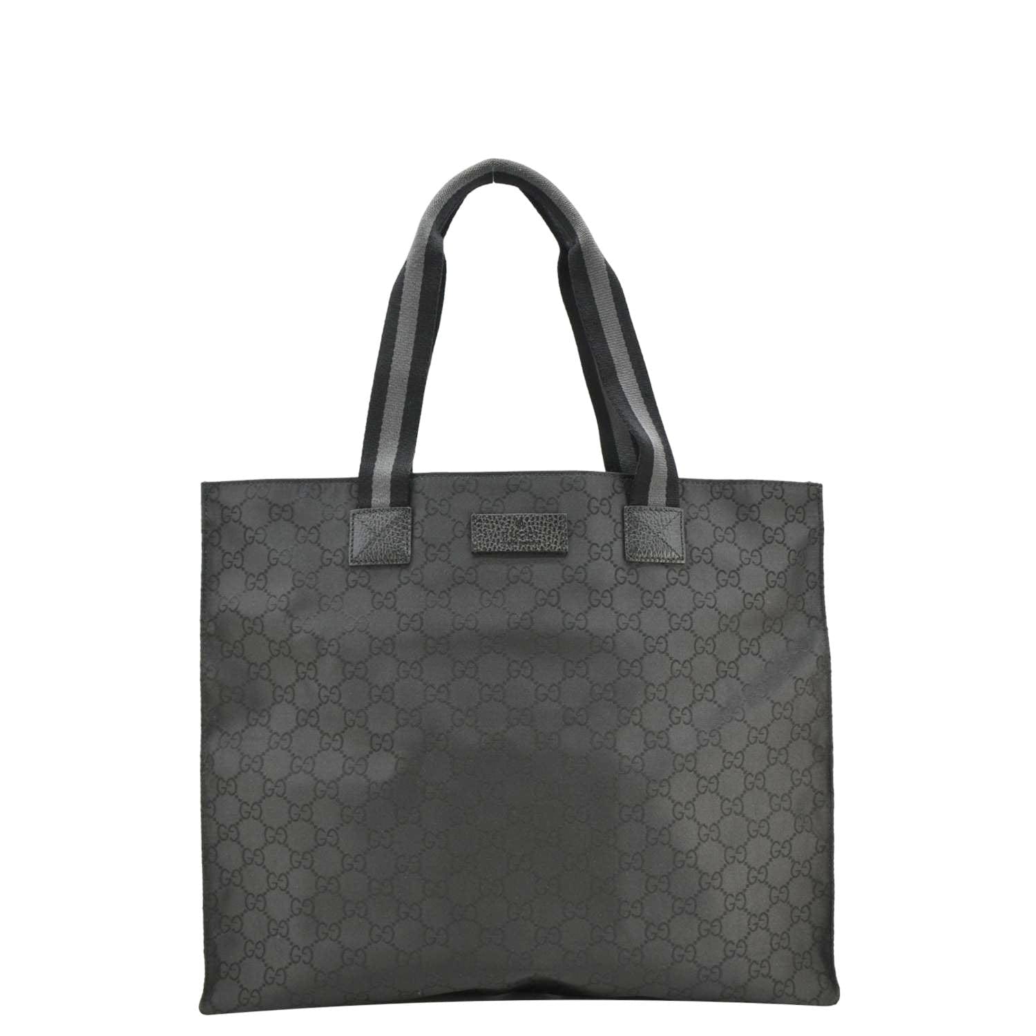 GUCCI Gucci Supreme Nylon Tote Bag Black 449178