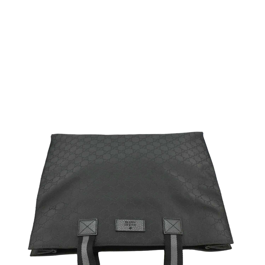 GUCCI Gucci Supreme Nylon Tote Bag Black 449178