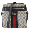 GUCCI Ophodia Small Gucci Supreme Canvas Messenger Bag Blue 547926