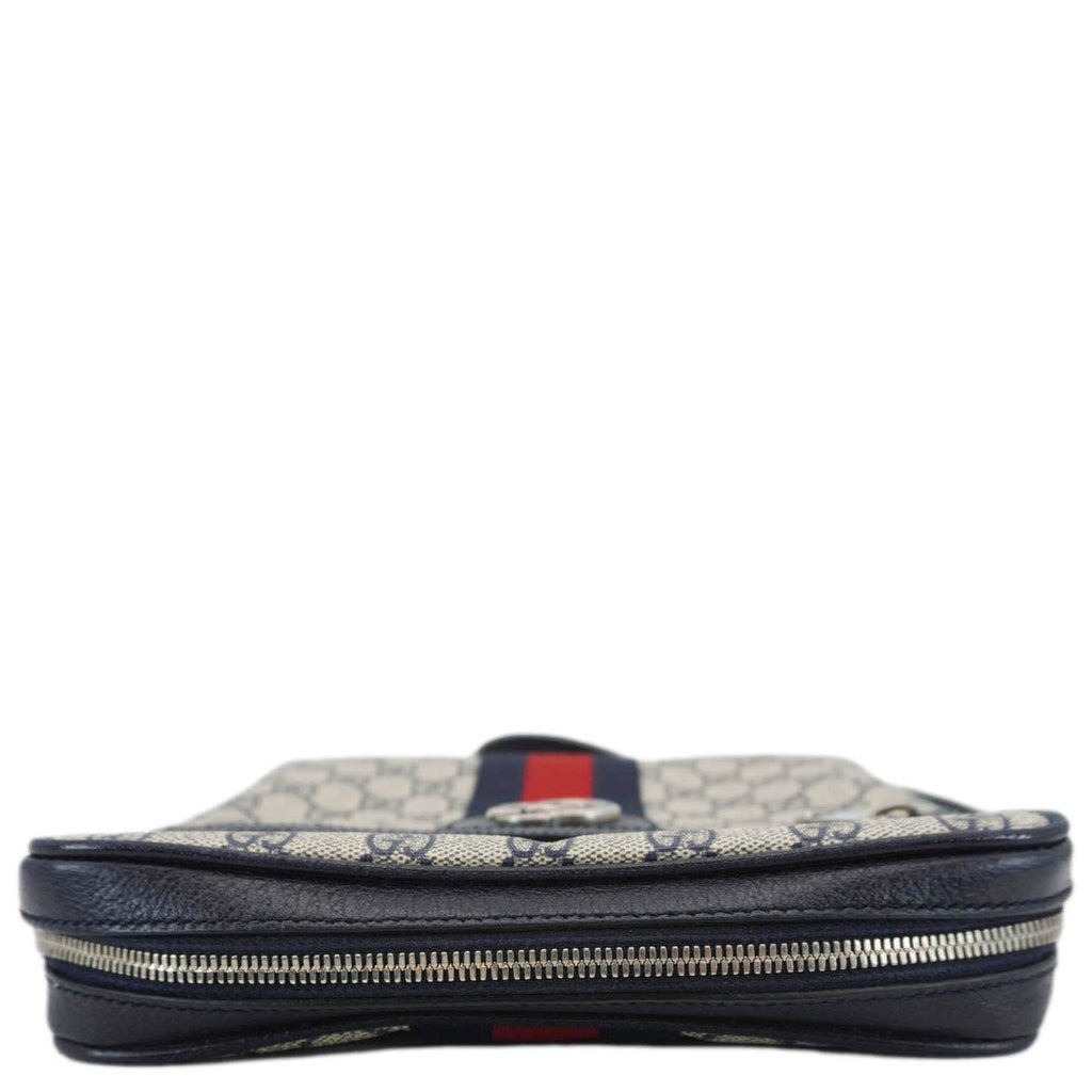 GUCCI Ophodia Small Gucci Supreme Canvas Messenger Bag Blue 547926