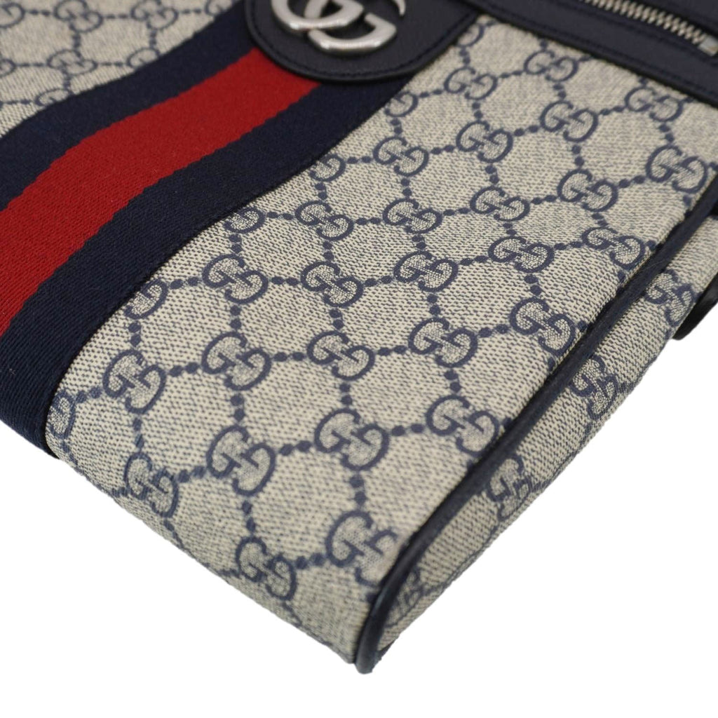 GUCCI Ophodia Small Gucci Supreme Canvas Messenger Bag Blue 547926