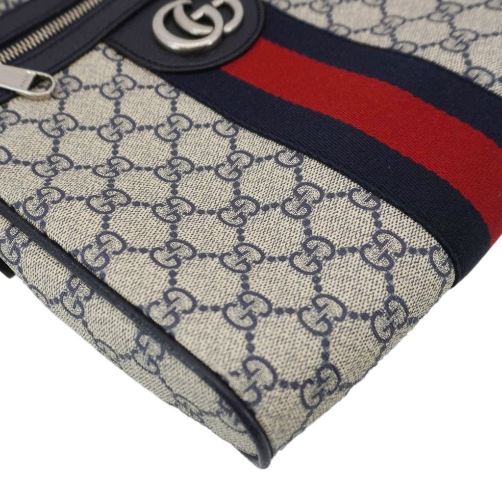 GUCCI Ophodia Small Gucci Supreme Canvas Messenger Bag Blue 547926
