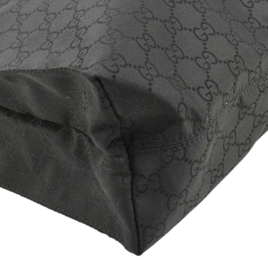GUCCI Gucci Supreme Nylon Tote Bag Black 449178
