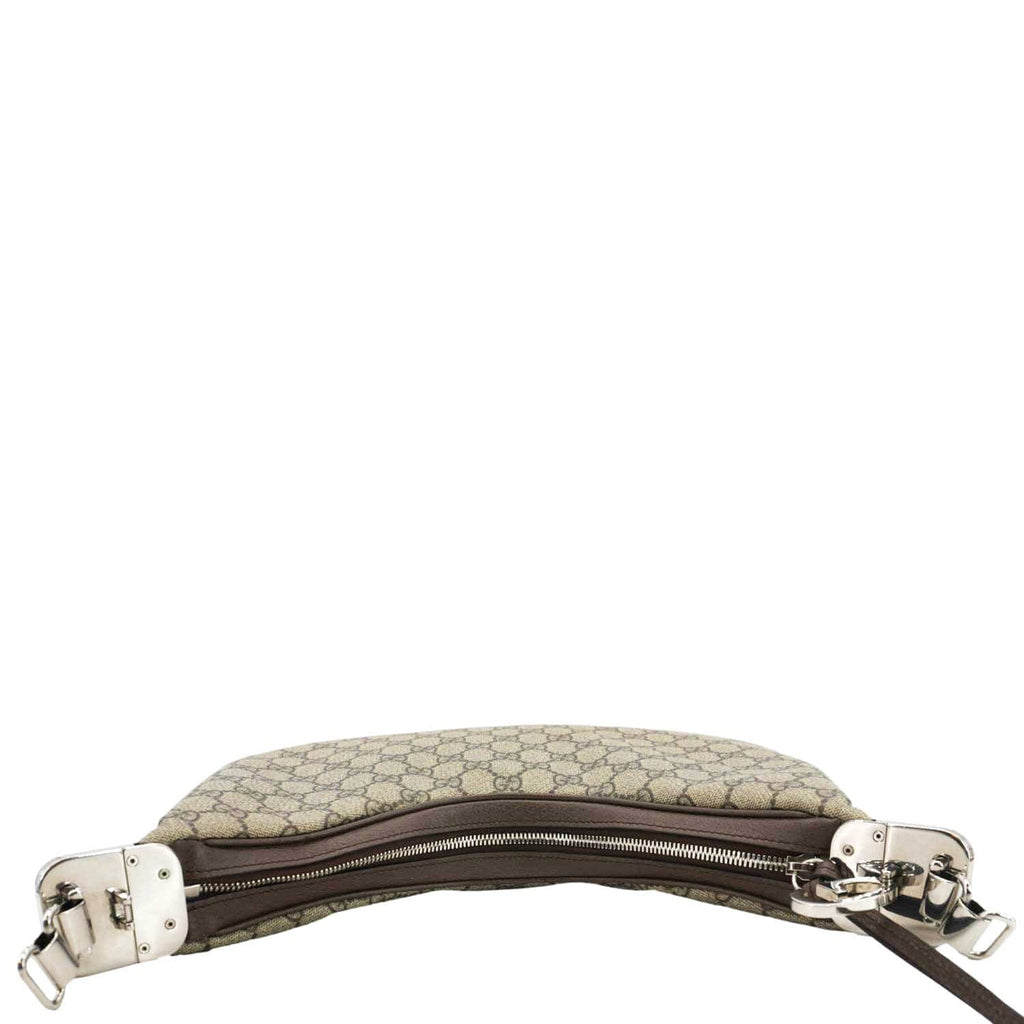 GUCCI Attache Large Gucci Supreme Canvas Shoulder Bag Beige 702823
