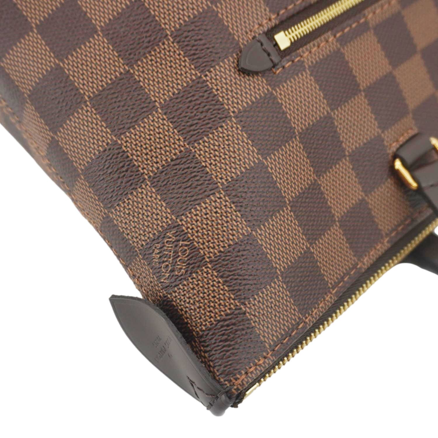 LOUIS VUITTON Iena MM Damier Ebene Shoulder Bag Brown