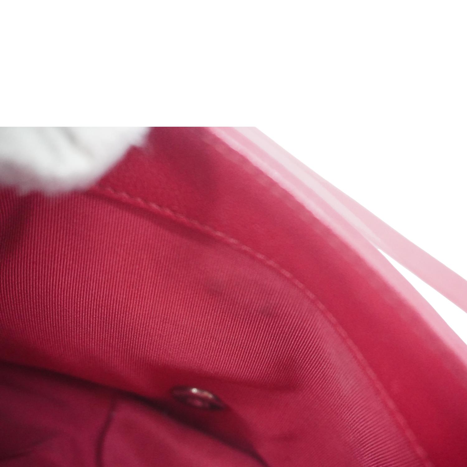 Chanel Mademoiselle  Flap Sheepskin Leather Crossbody Bag Pink