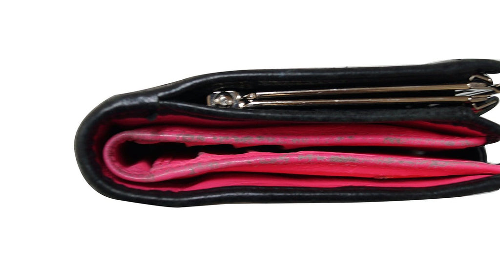 Chanel Black Quilted Ligne Cambon Bifold Compact Wallet - Sale