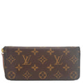 LOUIS VUITTON Clemence Monogram Canvas Zippy Wallet Rose Ballerine