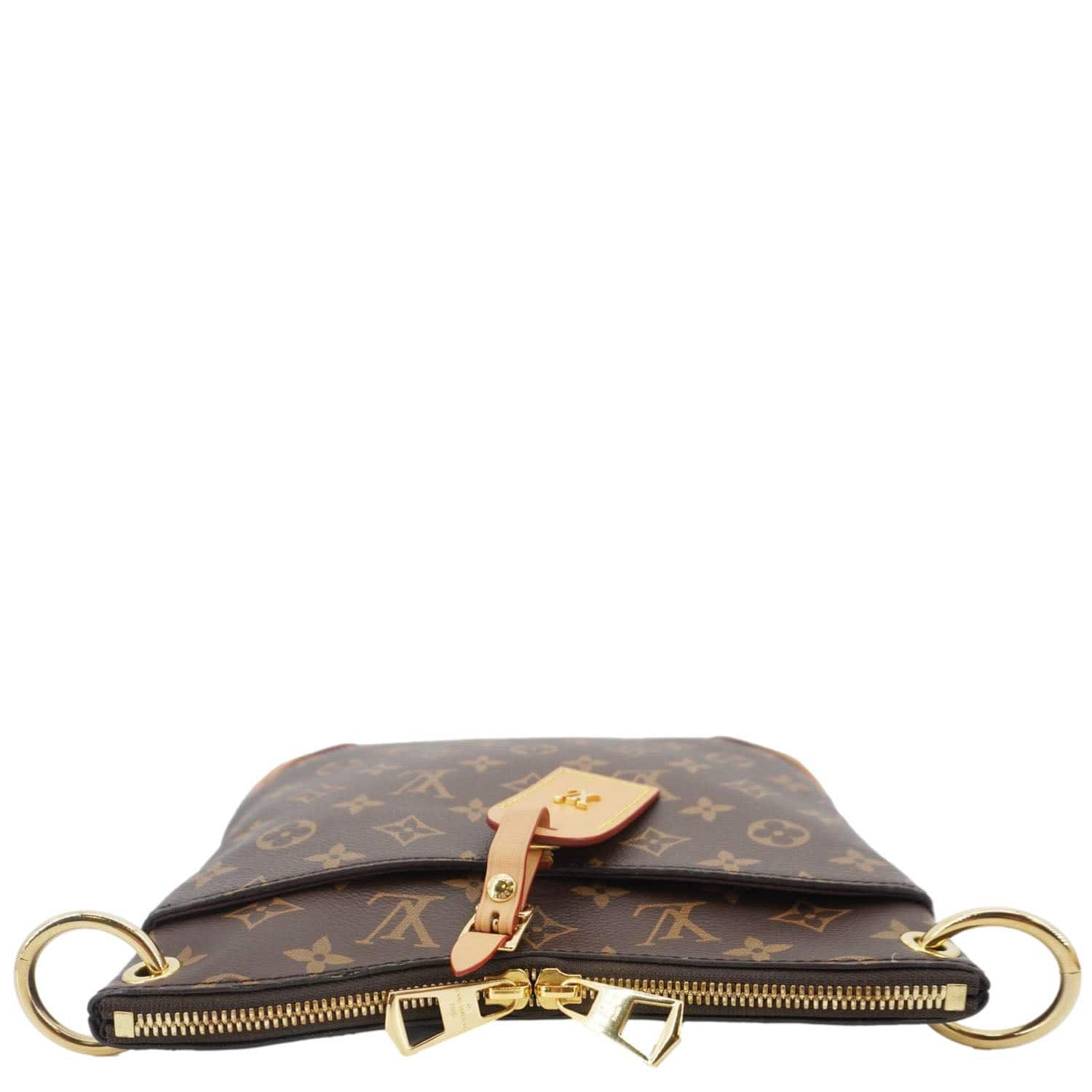 LOUIS VUITTON Odeon NM PM Monogram Canvas Shoulder Bag Brown