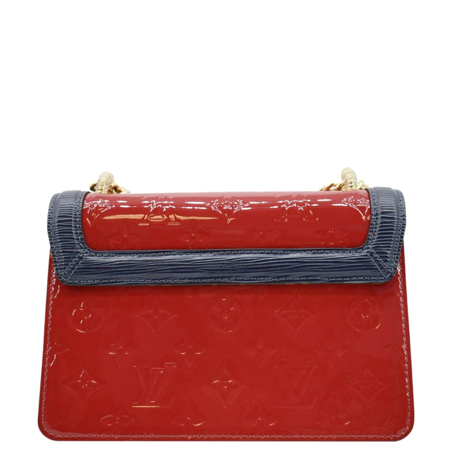 LOUIS VUITTON Wynwood Monogram Vernis Leather Crossbody Bag Red