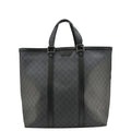 GUCCI Gucci Supreme Medium Tote Bag Black 322063